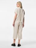Product image thumbnail - PCPIA LINEN BLEND CULOTTES, Birch | 2