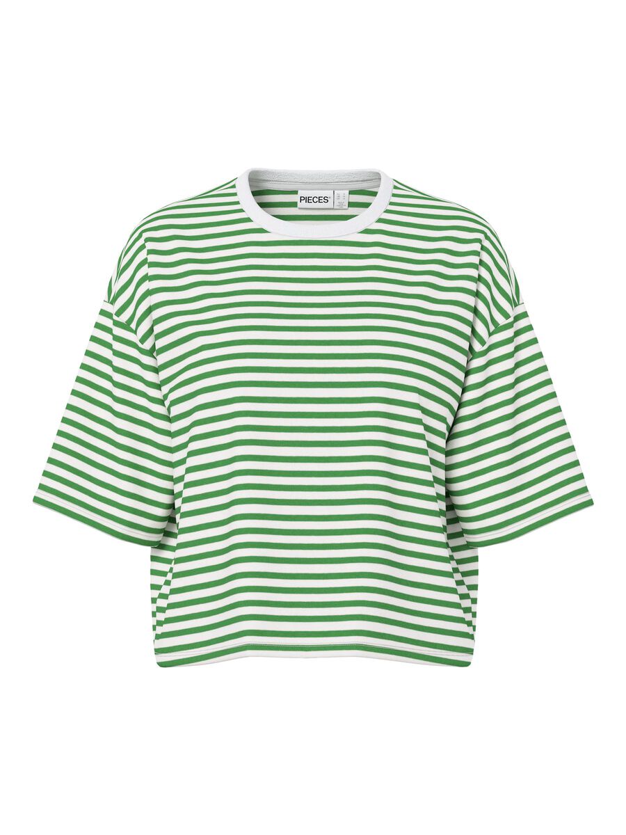 Product carousel image - PCSADIE 2/4 BOXY  T-SHIRT, Mint Green | 1