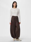 Product image thumbnail - PCFESTA - TMH - SATIN - BALLON PANTALON, Hot Fudge | 1
