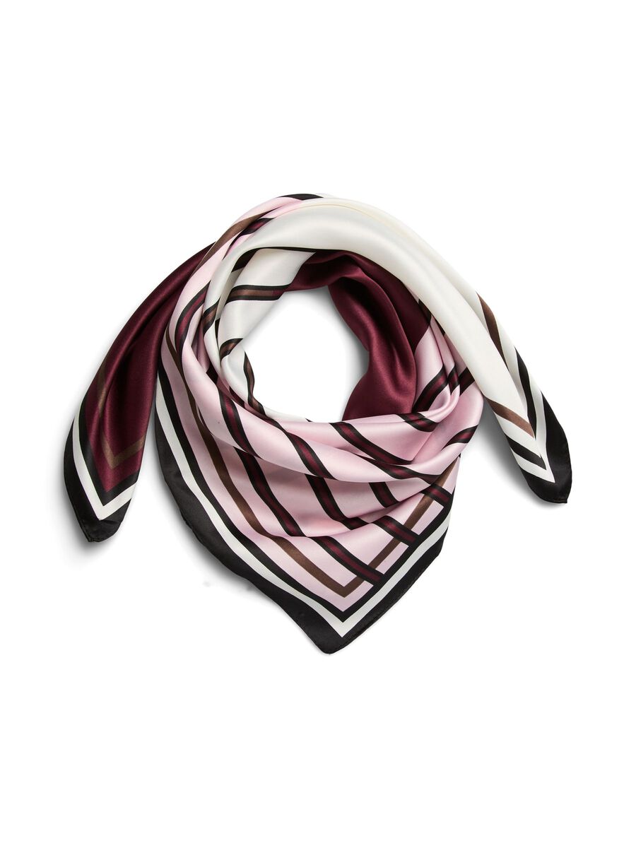 Product carousel image - PCAMANDA SQUARE SCARF, Tawny Port | 1