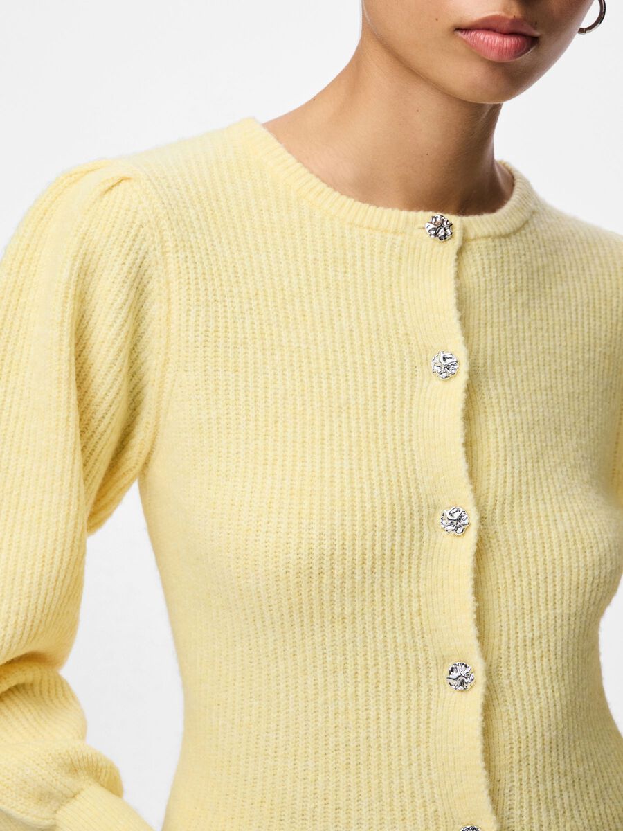 Carousel image - PCANNIE KNITTED CARDIGAN, French Vanilla | 4