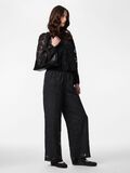 Product image thumbnail - PCNEA MW LACE TROUSERS, Black | 5