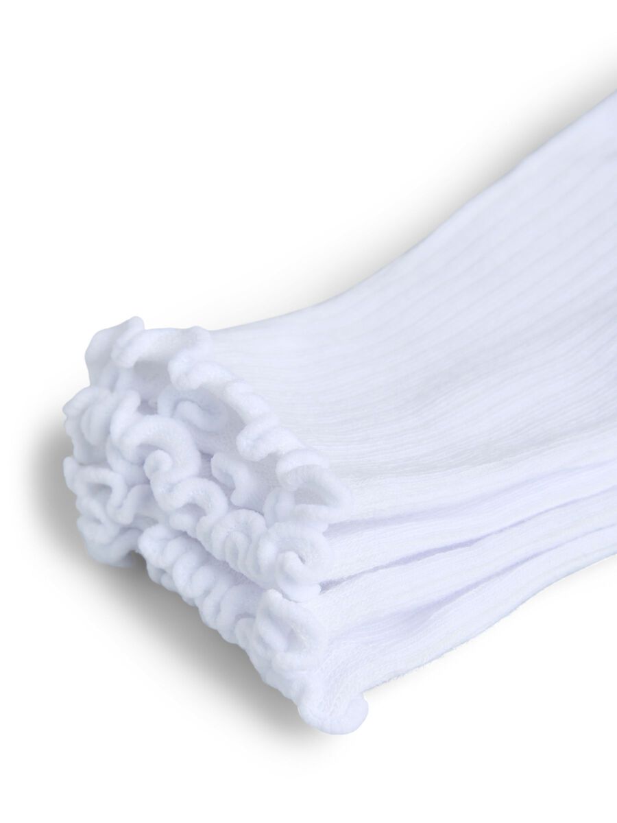 Product carousel image - PCAFIA 4 PACK  SOCKS, Bright White | 1