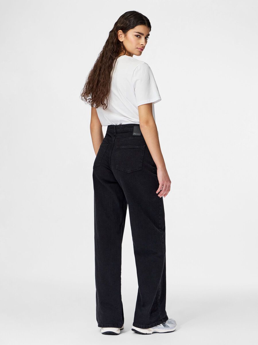 Product carousel image - JEANS ANCHOS, Black Denim | 2