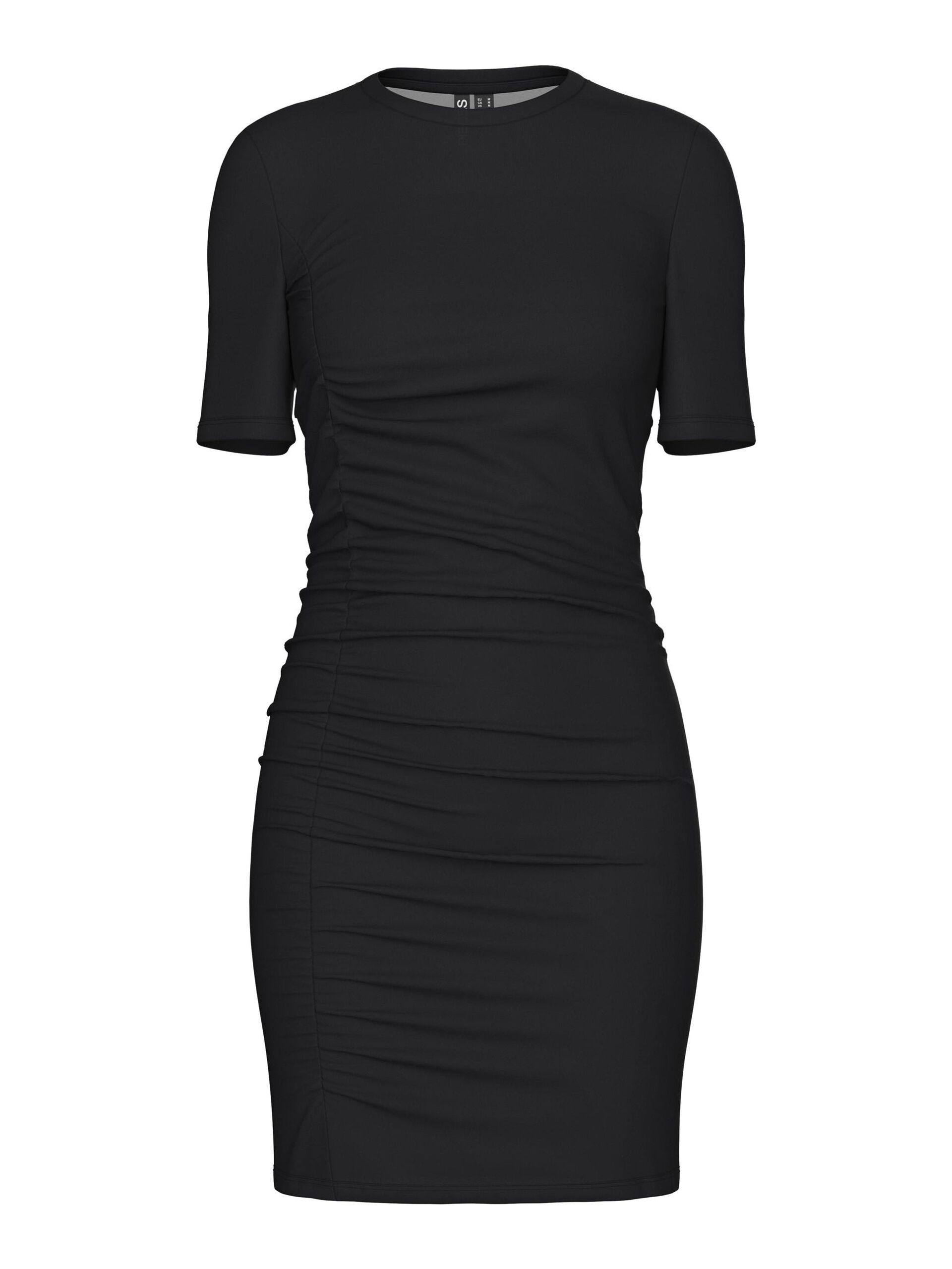 Carousel image - PCELLY RUCHING MINI DRESS, Black | 5