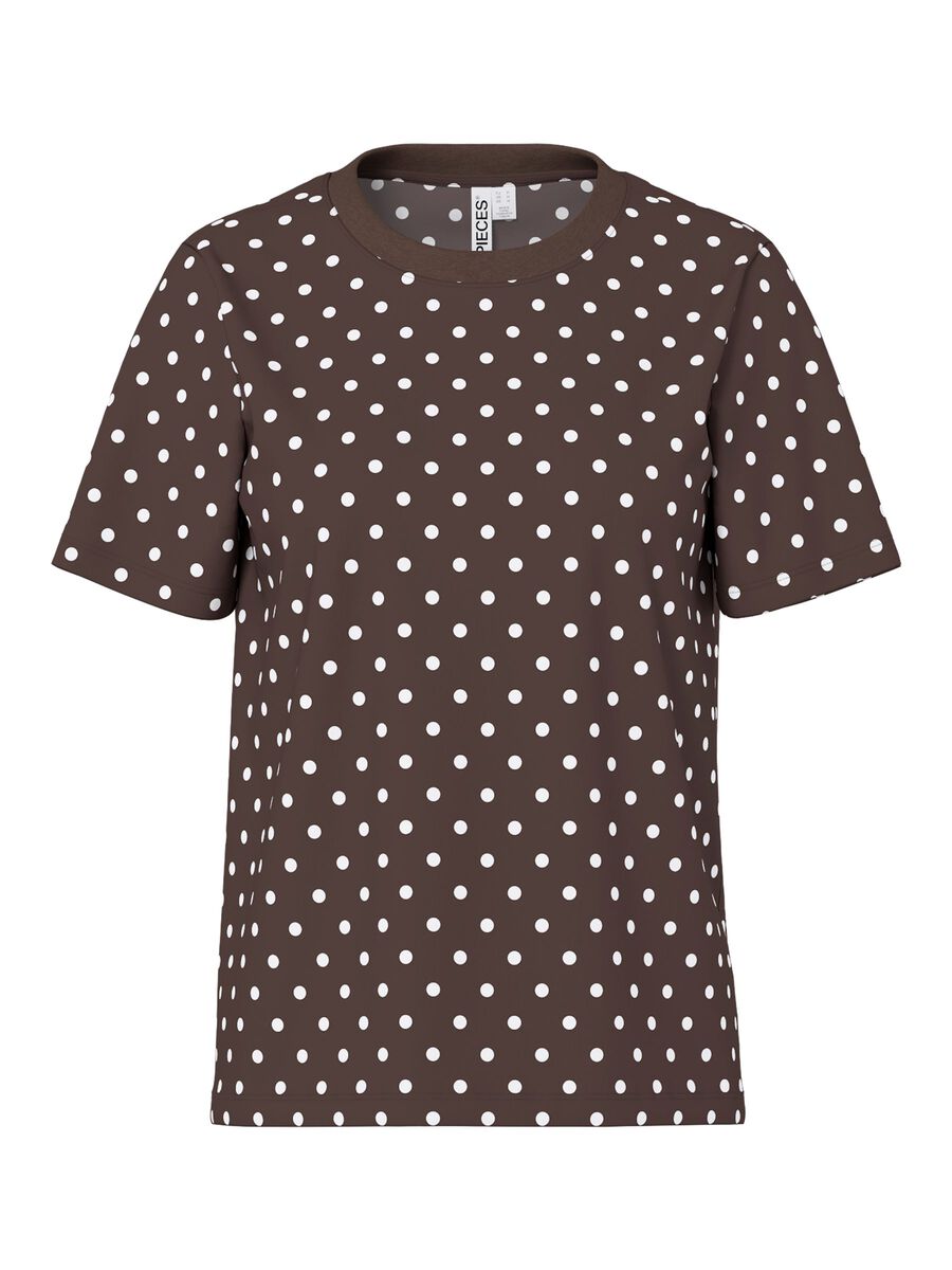 Carousel image 6 PCASHLEY P&Uuml;NKTCHEN T-SHIRT, Hot Fudge