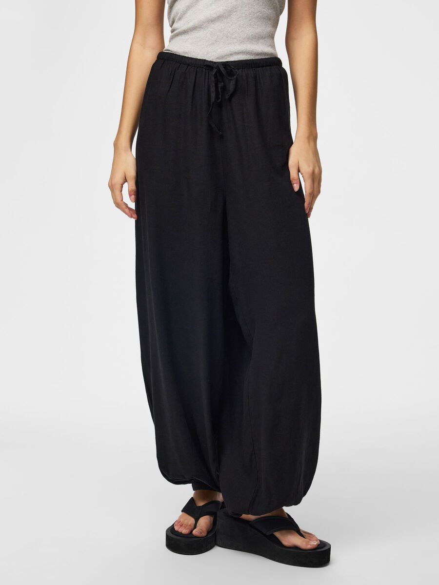 Product carousel image - PCPIA - TB - LIN M&Eacute;LANG&Eacute; - BALLON PANTALON, Black | 1