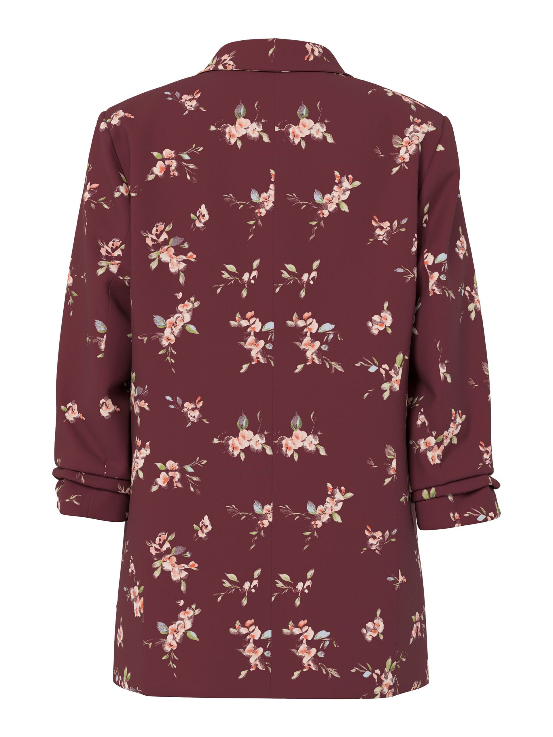 Carousel image - PCBOSELLA 3/4 PRINTED BLAZER, Tawny Port | 6