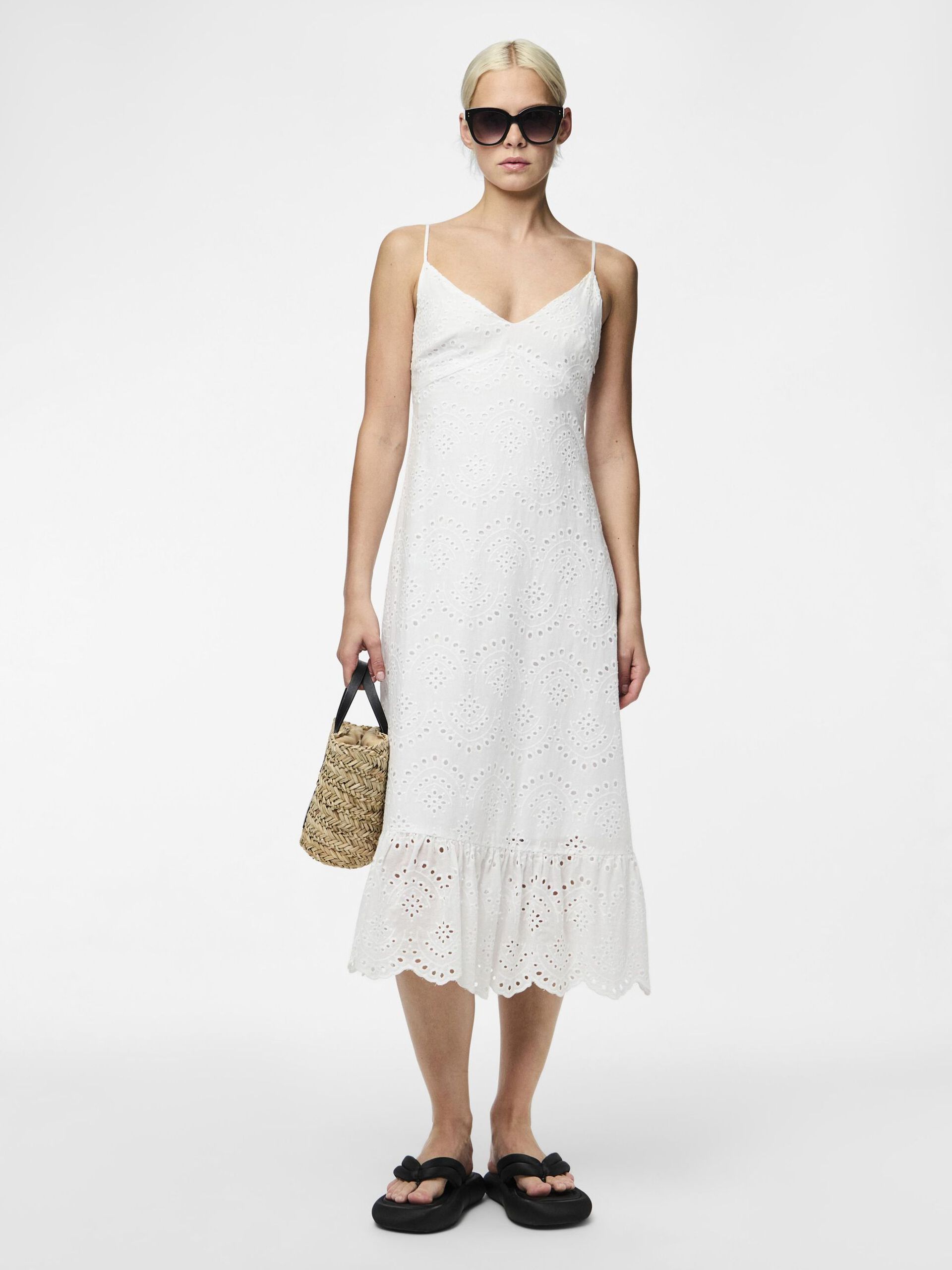 Carousel image - PCVILDE SLEEVELESS DRESS, Bright White | 5