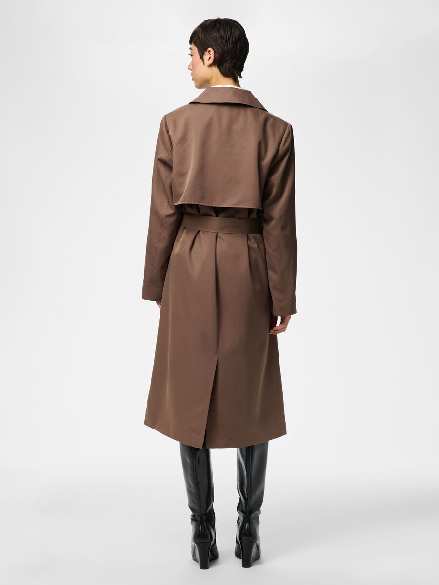 Product carousel image - PCSCARLETT TRENCHCOAT, Coffee Quartz | 2