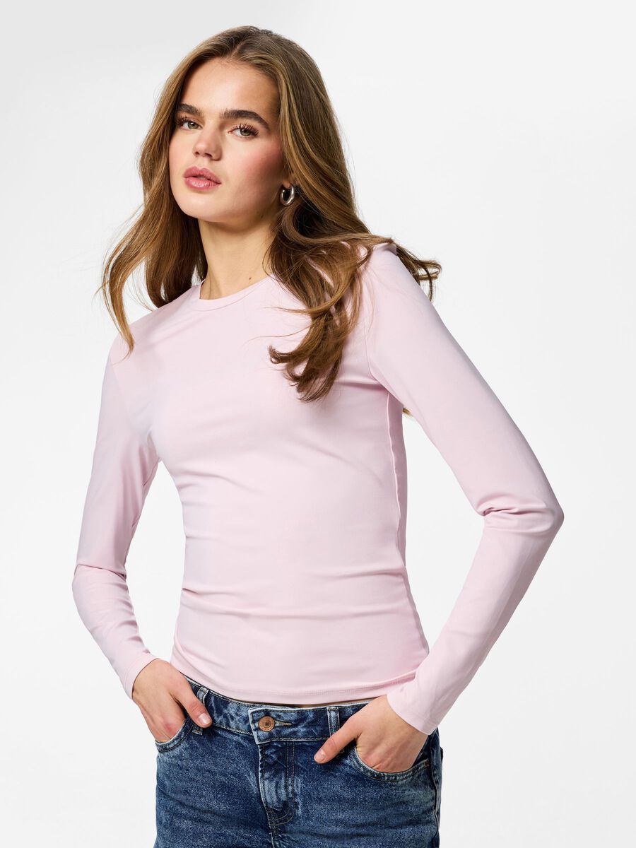 Product carousel image - PCLULA TOP MED LANGE ÆRMER, Roseate Spoonbill | 1