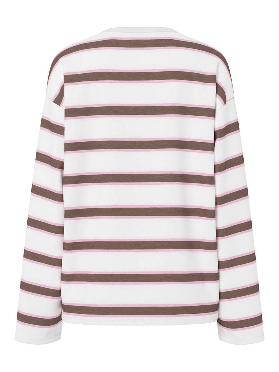 Product carousel image - PCMILA LOOSE LONG-SLEEVED T-SHIRT, Coffee Quartz | 2