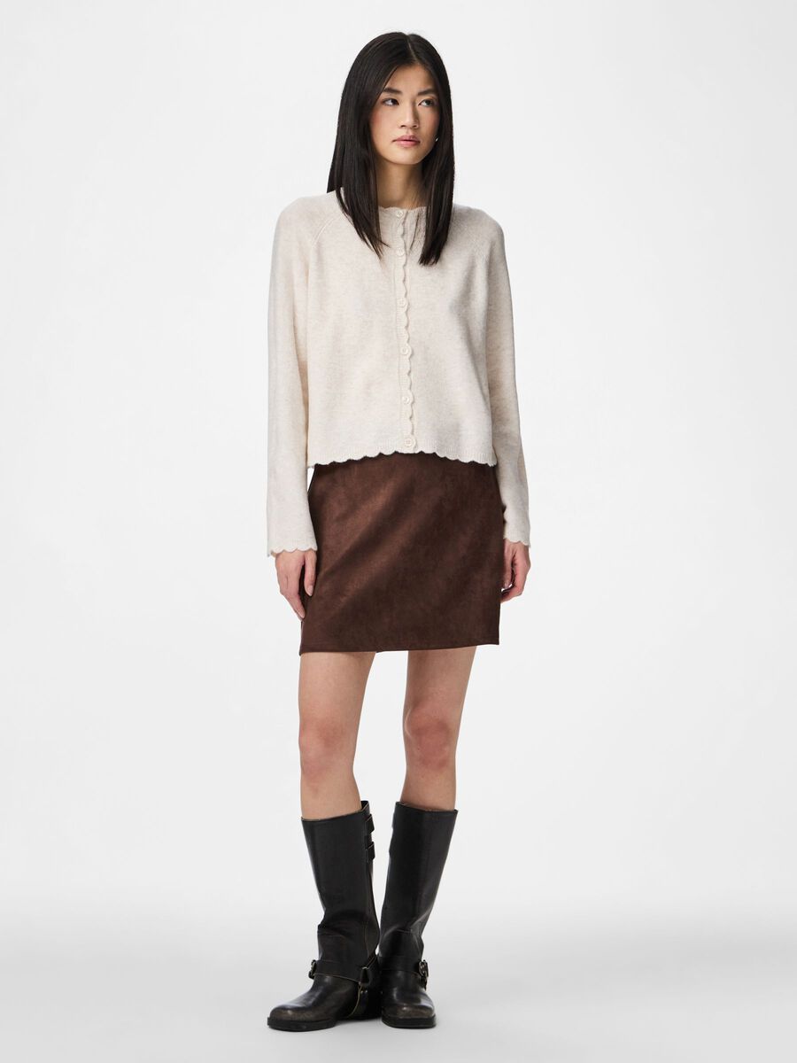 Carousel image - PCRATH  KNITTED CARDIGAN, Birch | 3