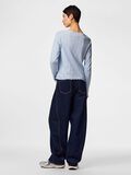 Product image thumbnail - PCMARIE POINTELLE  LONG SLEEVED TOP, Cashmere Blue | 2