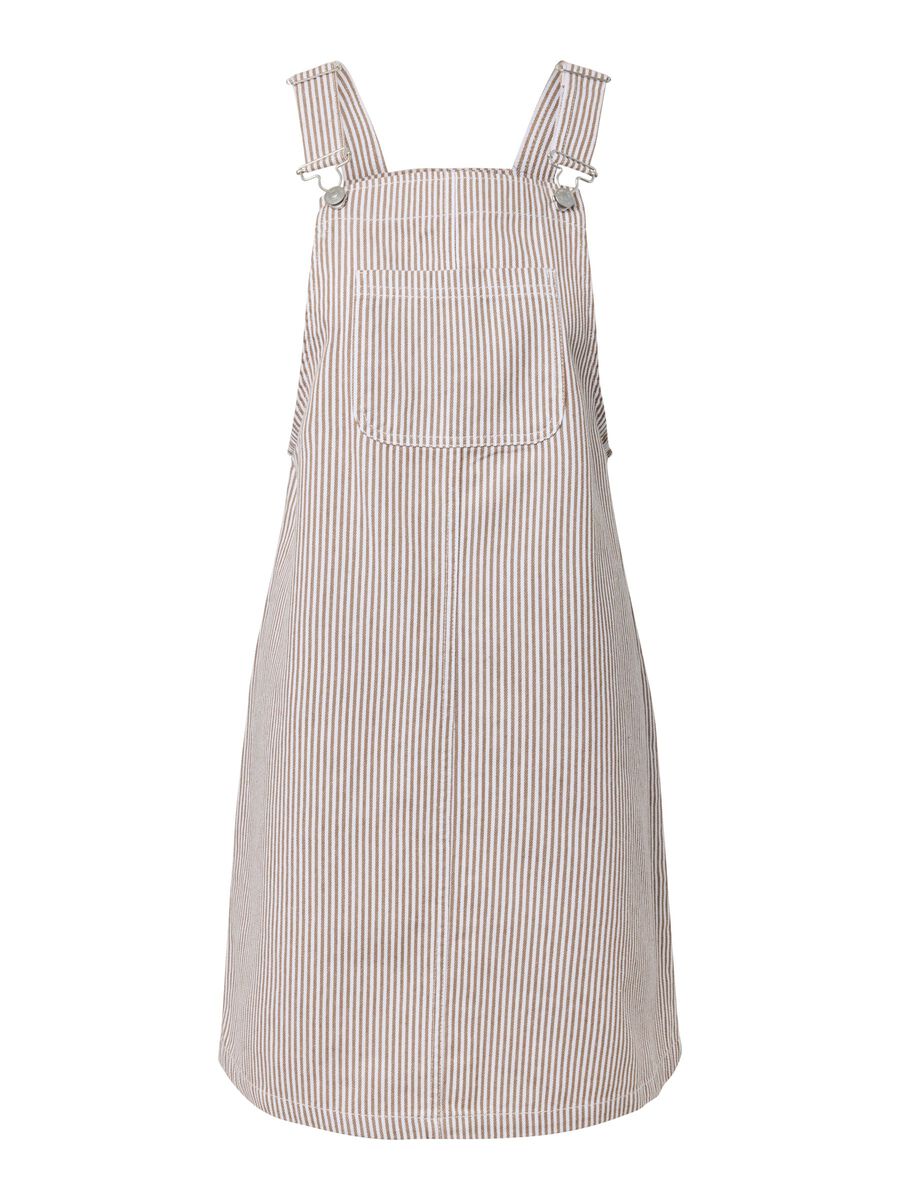 Product carousel image - PCALLO PINAFORE DRESS, Greige | 2