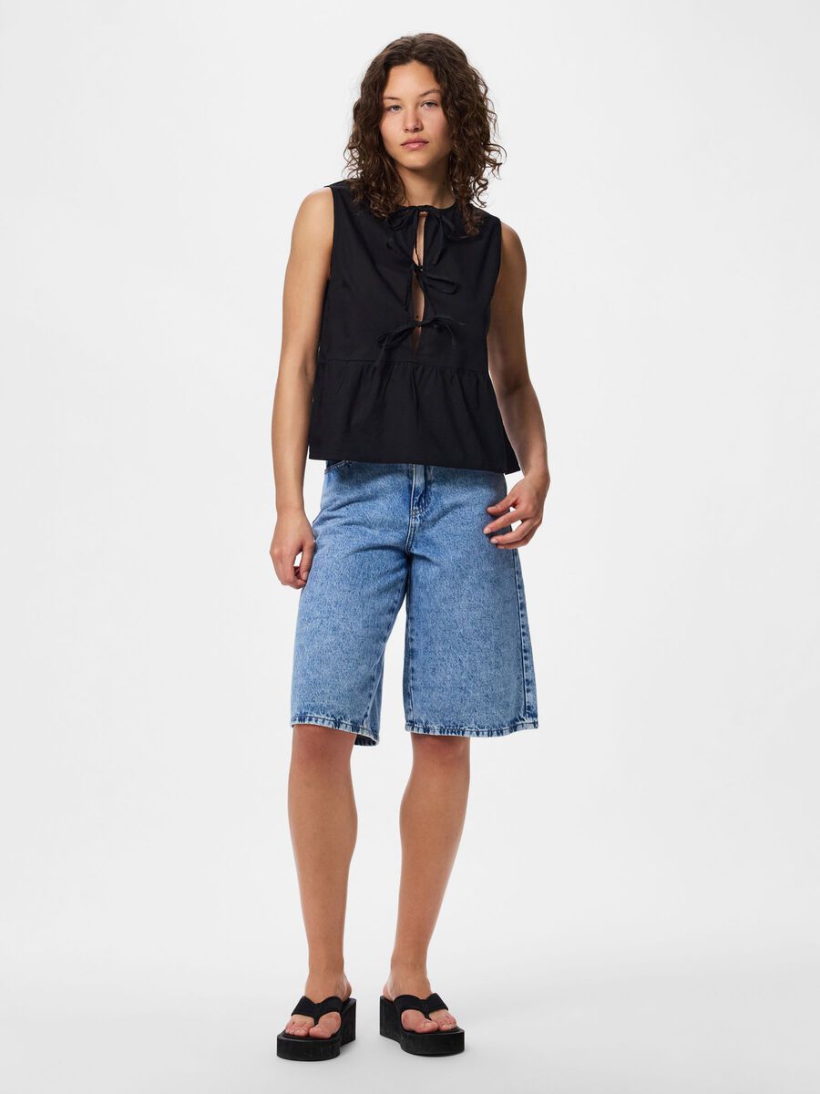 Product carousel image - PCJOLLY GEBUNDENES TOP, Black | 1