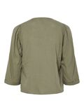 Product image thumbnail - PCPIA 3/4  WRAP BLOUSE, Deep Lichen Green | 2