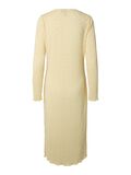 Product image thumbnail - PCFLORA MIDI DRESS, French Vanilla | 7