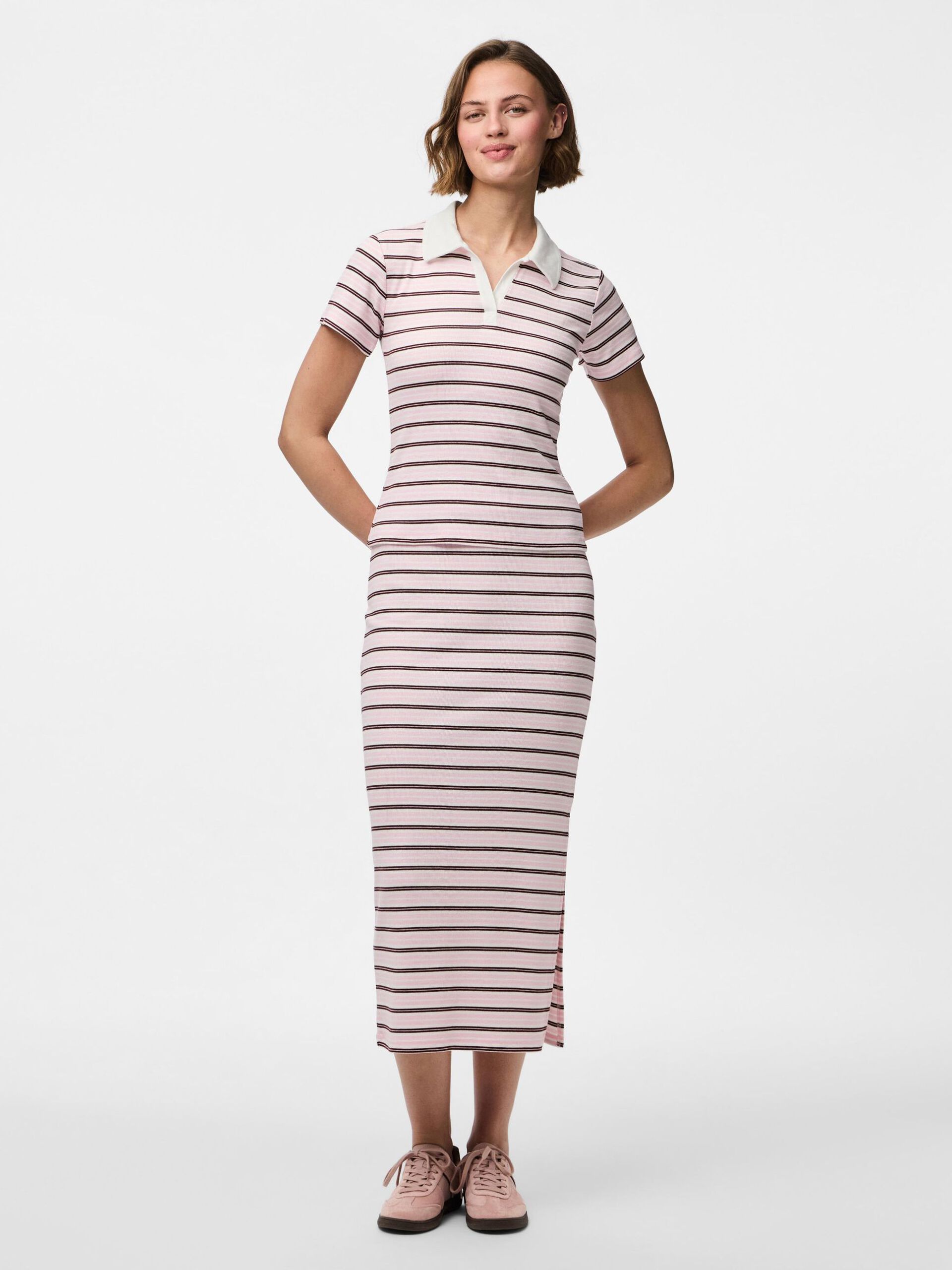 Carousel image - PCJAYJAY POLOSHIRT, Pink Tulle | 5