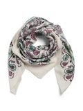Product image thumbnail - PCMIRANDI SQUARE  SCARF, Egret | 1