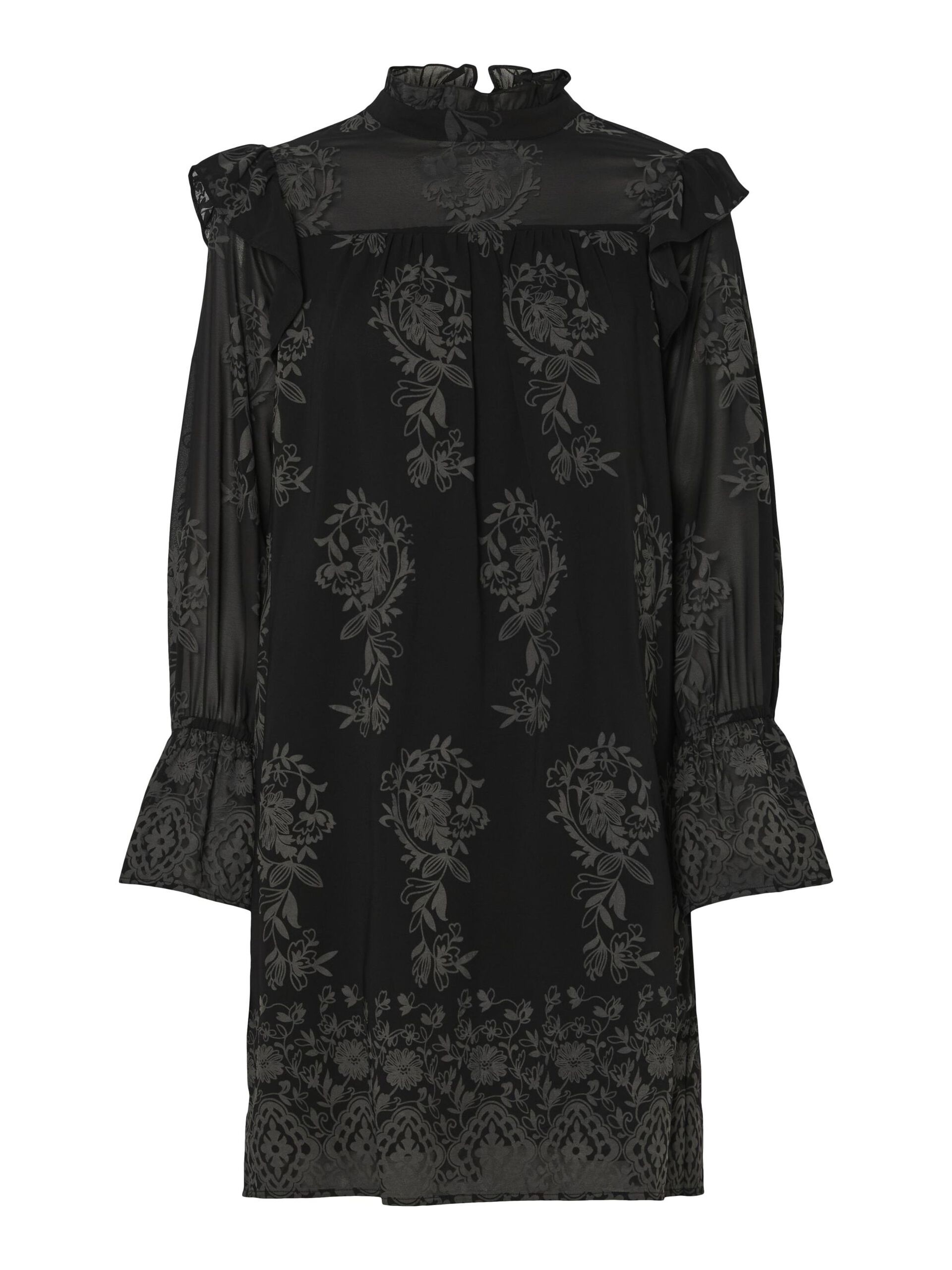 Carousel image - VESTITO A MANICHE LUNGHE, Black | 5
