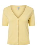 Product image thumbnail - PCNORA V-NECK  KNITTED CARDIGAN, French Vanilla | 5