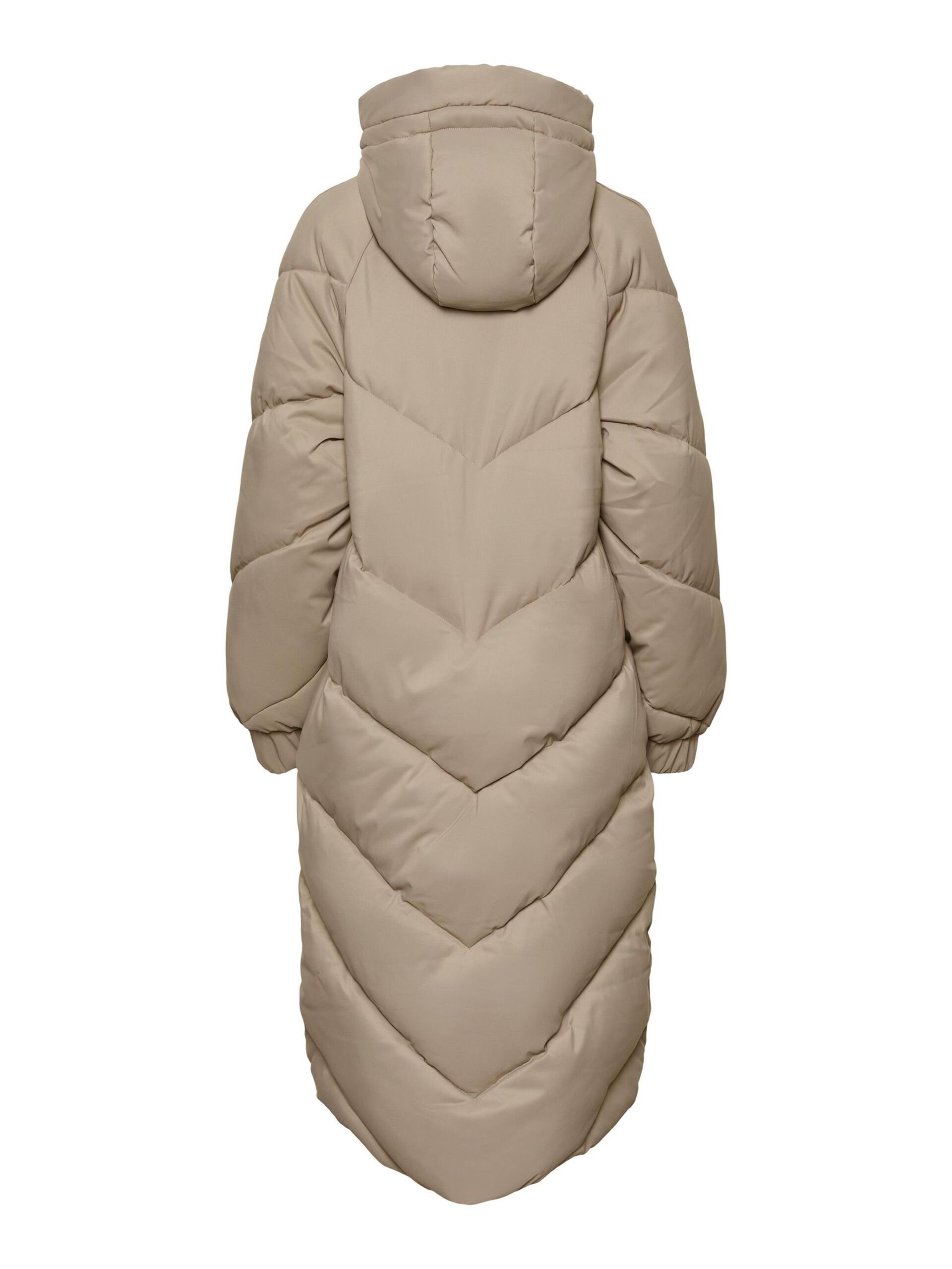 Carousel image - PCNOCELYN GEWATTEERDE JAS, Taupe Gray | 7