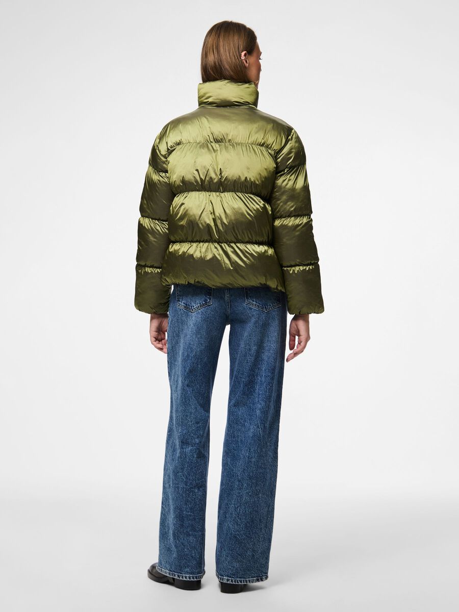 Product carousel image - PCMILLA GL&Auml;NZENDE PUFFERJACKE, Military Olive | 2