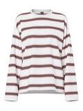 Product image thumbnail - PCMILA LOOSE LONG-SLEEVED T-SHIRT, Coffee Quartz | 1