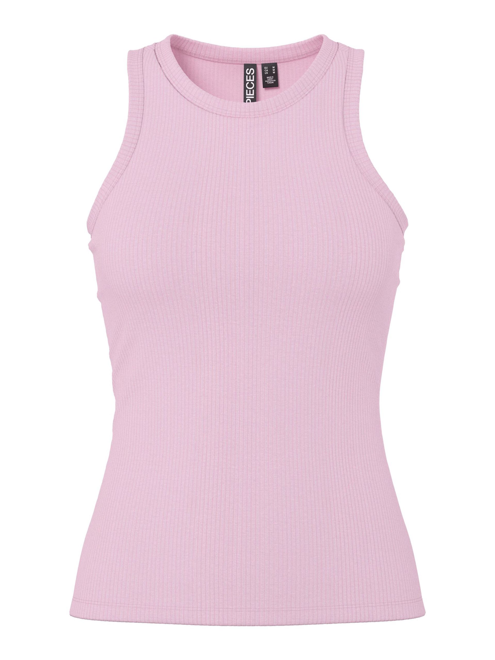 Carousel image - PCRUKA GERIPPTES TANKTOP, Roseate Spoonbill | 5