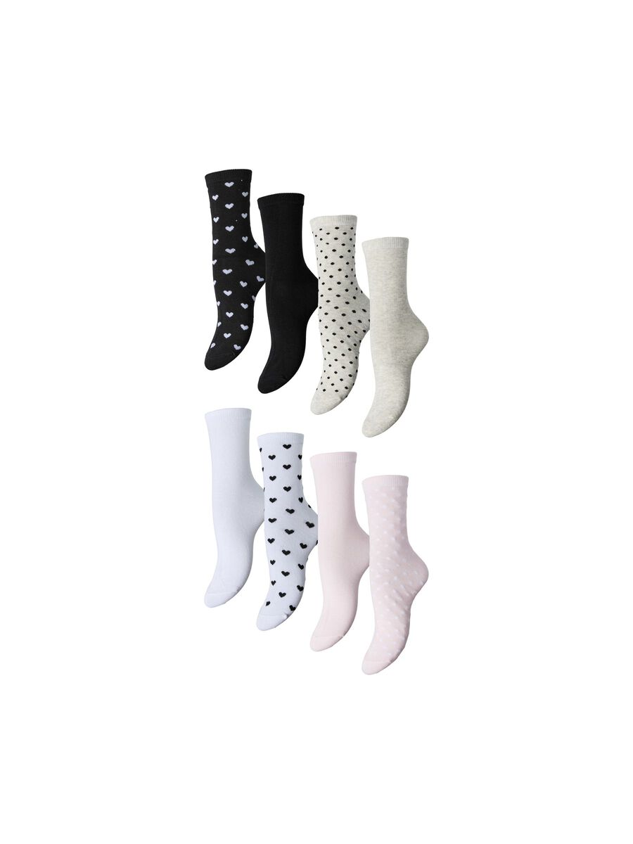 Product carousel image - PCGASMIN MIX 8-PACK STRUMPOR, Black | 1