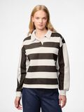 Product image thumbnail - PCFILUCCA LOOSE POLO SWEATSHIRT, Delicioso | 1