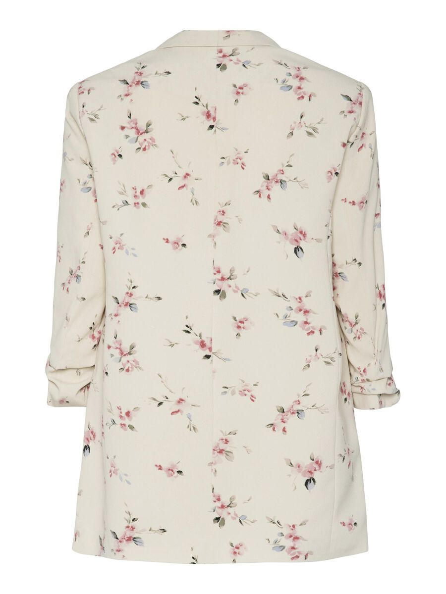 Carousel image - PCBOSELLA 3/4 PRINTED BLAZER, Whitecap Gray | 3