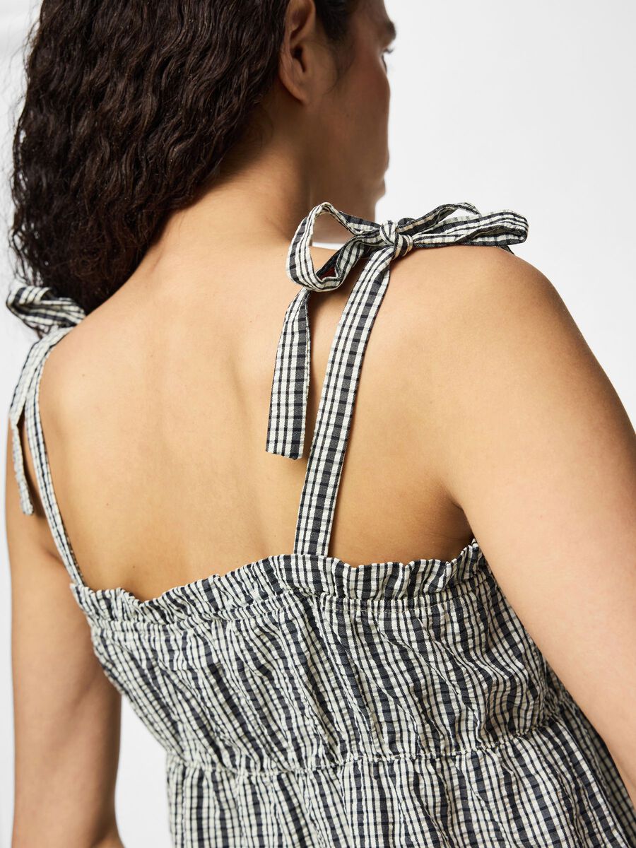 Carousel image - PCABRIELLE  STRAP TOP, Black | 4