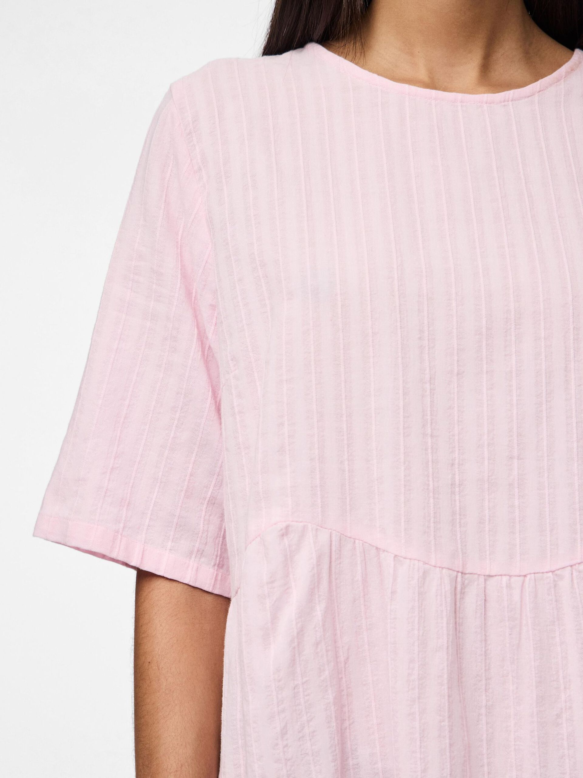 Carousel image - PCMUNA COTTON MINI DRESS, Roseate Spoonbill | 4