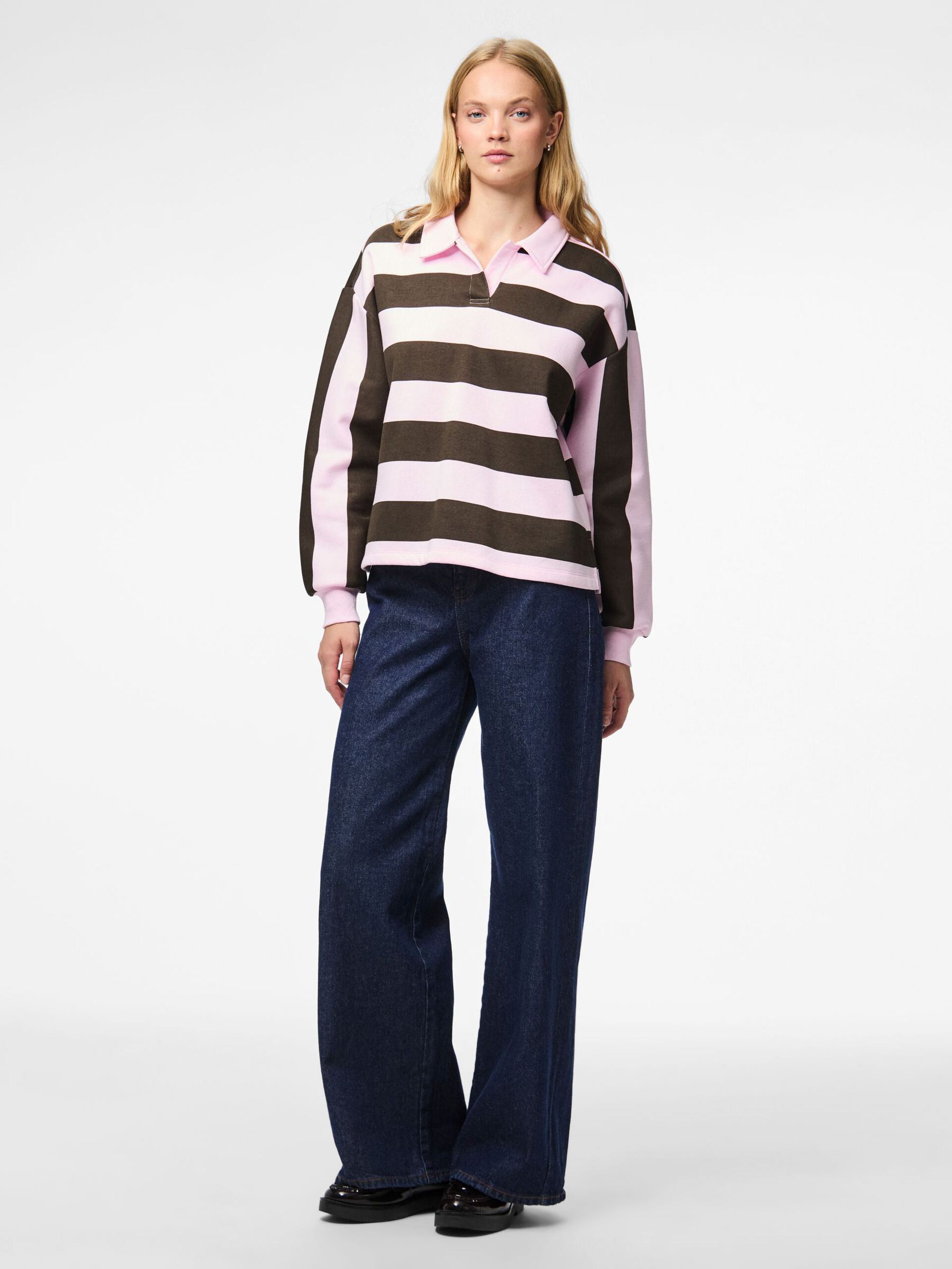 Carousel image - PCFILUCCA LØS POLO SWEATSHIRT, Delicioso | 3