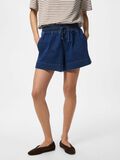Product image thumbnail - PCBILLO HW PULL UP  DENIM SHORTS, Dark Blue Denim | 1