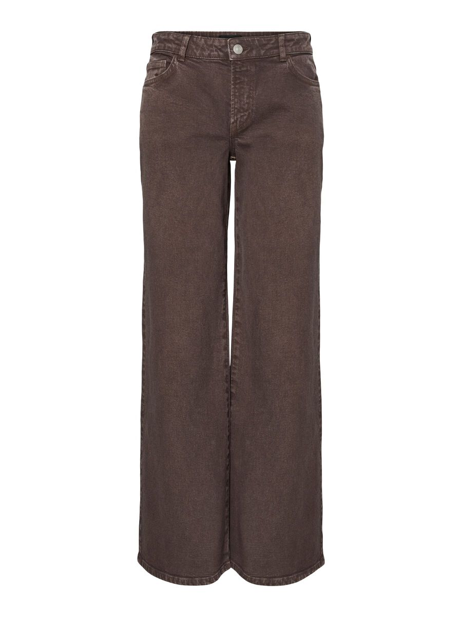 Product carousel image - PCSELMA LW WIDE FIT JEANS, Hot Fudge | 1