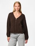 Product image thumbnail - PCJUNNA KNITTED CARDIGAN, Hot Fudge | 1