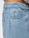 Product image thumbnail - PCSMIDI MW WIDE FIT JEANS, Light Blue Denim | 4