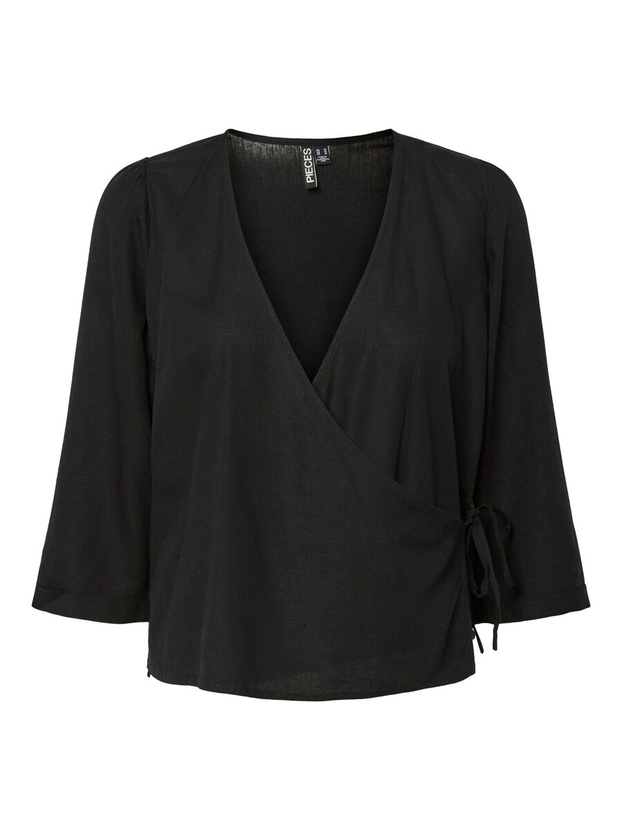 Product carousel image - BLUSA CRUZADA, Black | 1
