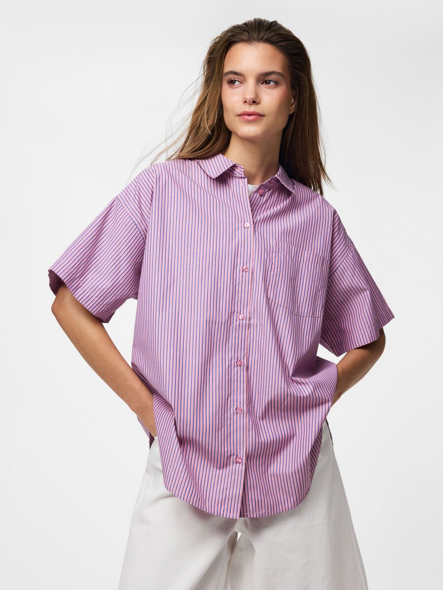 Carousel image - PCEMMY  SHIRT, Fuchsia Pink | 1