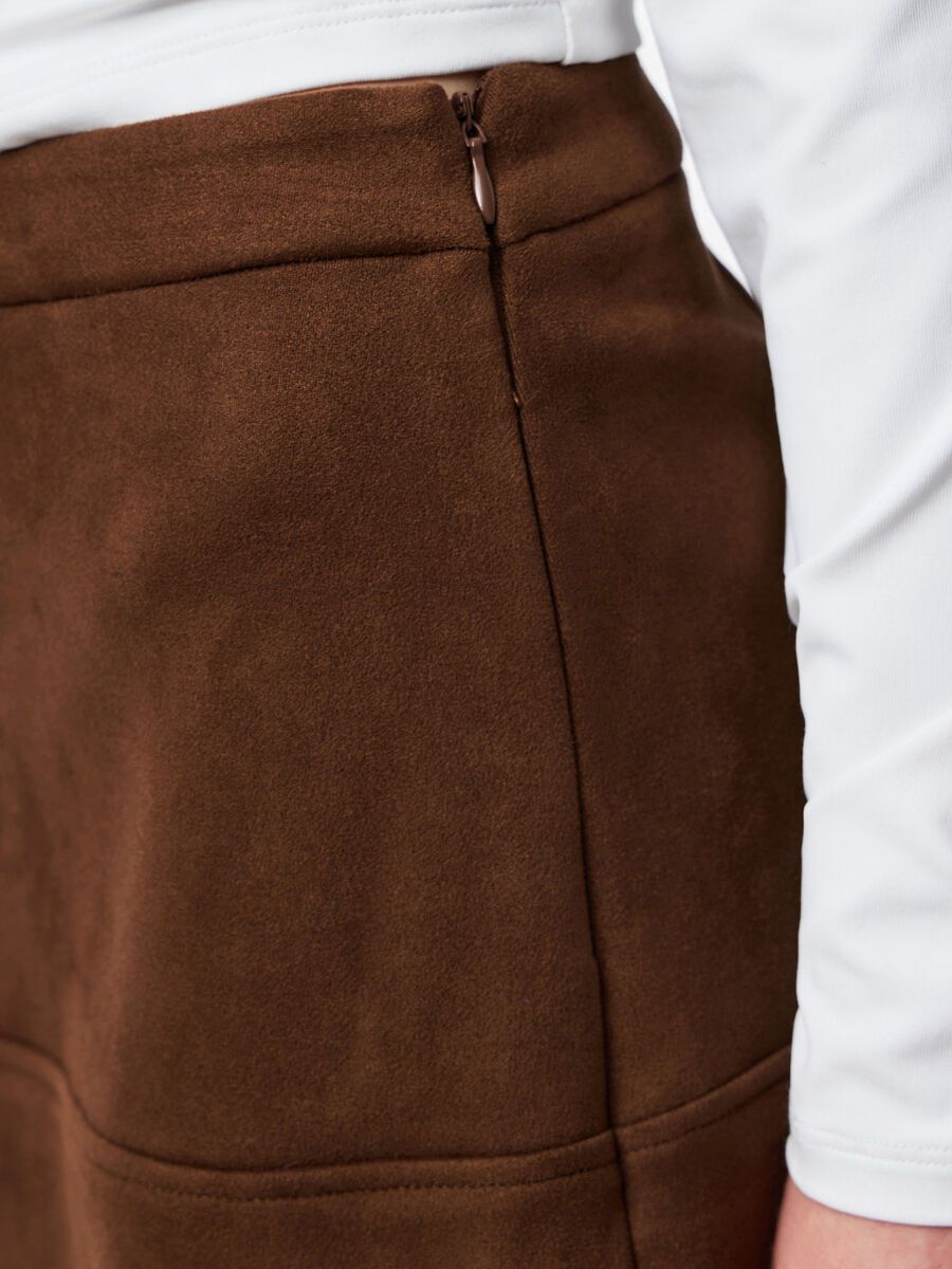 Carousel image - PCRAKEL GEBORSTELD HW MINIROK, Downtown Brown | 4