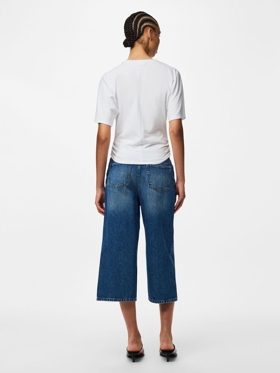 Product carousel image - PCALLI FITTED  T-SHIRT, Bright White | 2