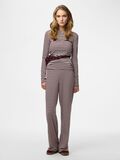 Product image thumbnail - PCLAYA MW WIDE LEG HOSE, Tawny Port | 5