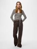 Product image thumbnail - PCLAYA WRAP TOP, Hot Fudge | 3