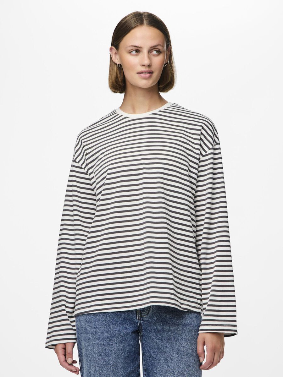 Product carousel image - PCSADIE LONG SLEEVED TOP, Cloud Dancer | 1