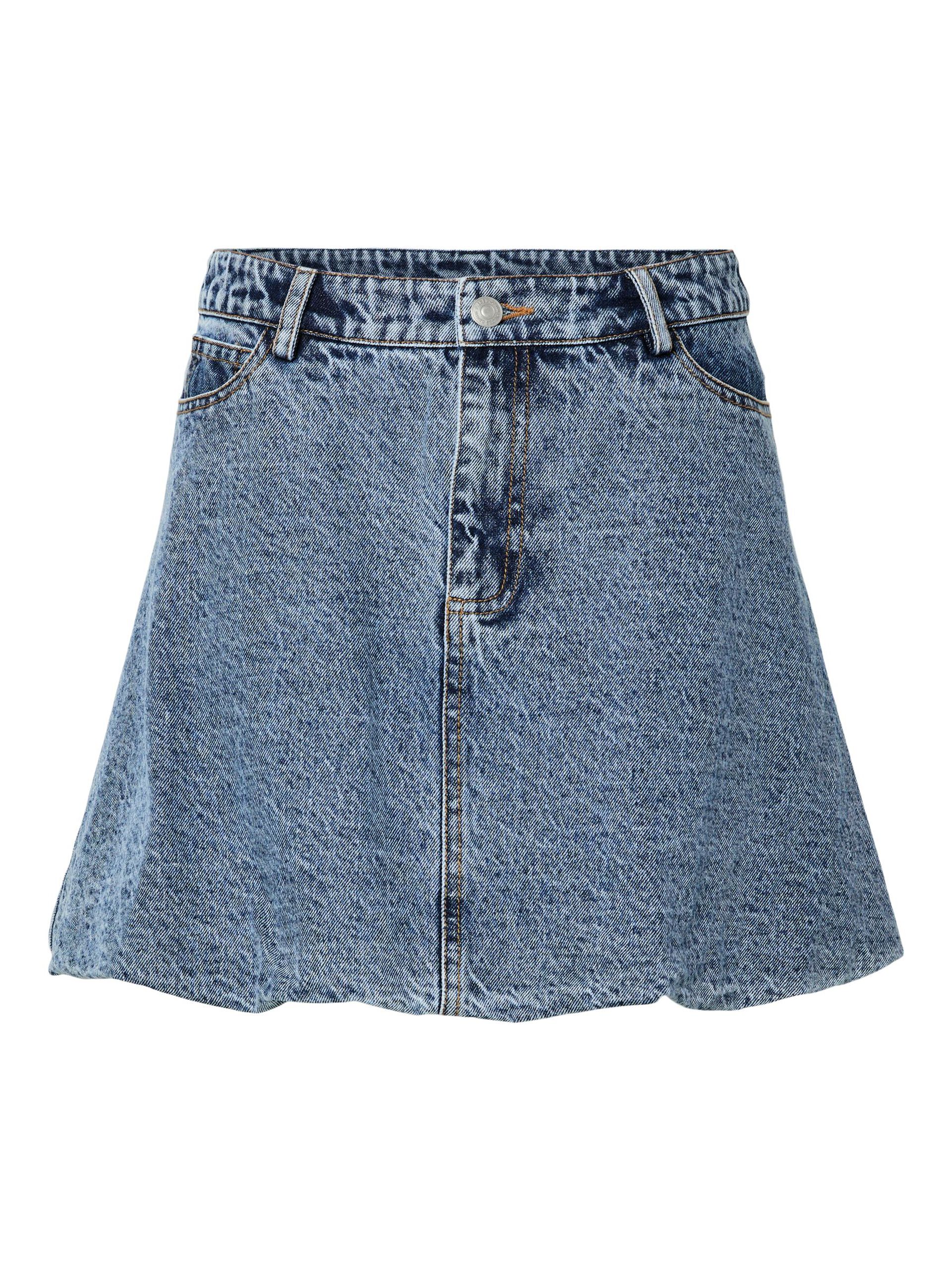 Carousel image - FALDA VAQUERA, Light Blue Denim | 7