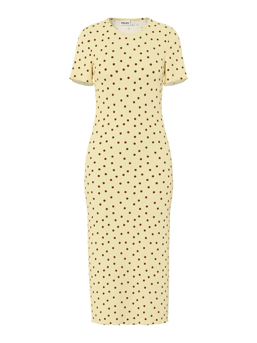 Product carousel image - PCFLORA MIDI DRESS, French Vanilla | 2