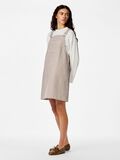 Product image thumbnail - PCALLO PINAFORE DRESS, Greige | 1